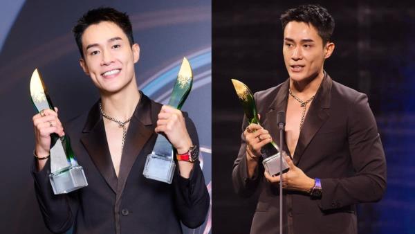 演员泰勒·滕在星和璀璨大奖2中斩获大奖后将用辛拉面犒赏自己
