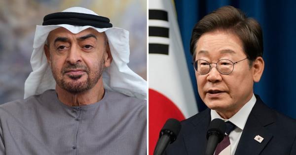 谢赫·穆罕默德总统与韩国总统讨论合作事宜