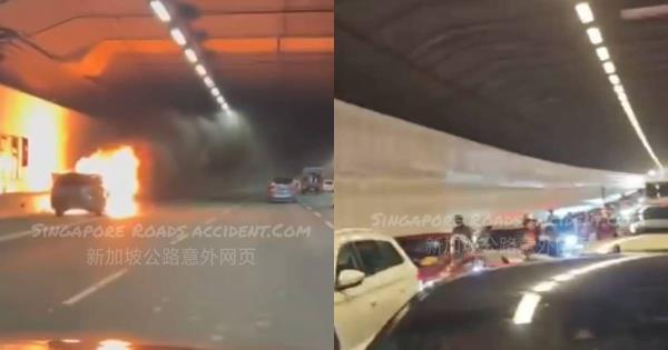 【突发！隧道内车辆自燃起火，早高峰瞬间瘫痪！】